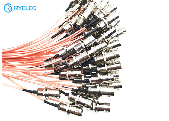 180 Degree Female Crimp Type Rear Mount Bnc To Ufl Female With Rg178 Jumper Rf Cable supplier