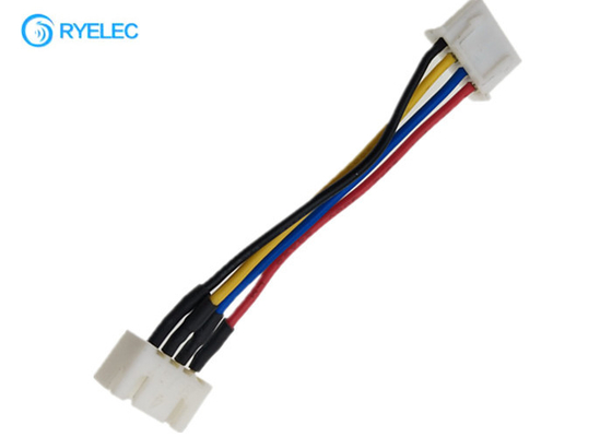 Jst 4pin Male To Female XH 2.54mm Pitch Custom Wire Harness With UL1007 24AWG Cable supplier