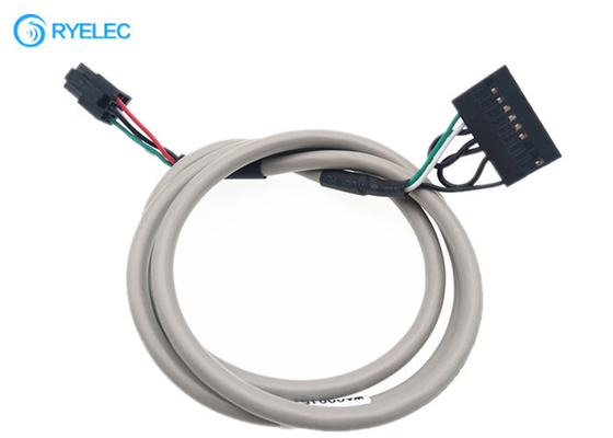 Micro Fit 6w 43025-0600 To Harwin 10w M20-1061000 0.35mm2 22awg 2424 Cable Harness supplier