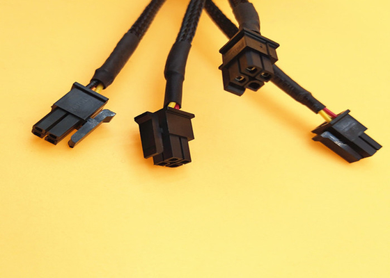 2*2p Molex 43025 Black Connector Micro Fit 3.0mm Pitch To 3pin Jst - Ph2.0 26awg Wire Harness supplier