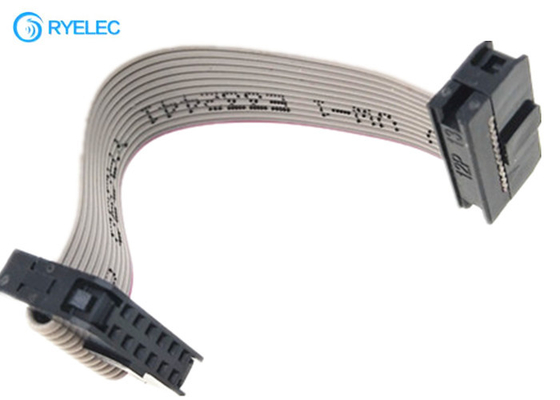 Fci 89361-712slf With Strain Relief To Fci Minitek 89361-712lf 12 Pin 2mm Pitch Idc Flat Cable supplier