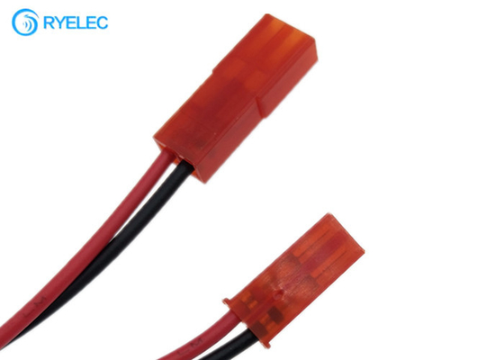 Male To Female Electrical Wiring Kit Red Connector 2 Pin Jst Syp 2r Red Color Connector supplier