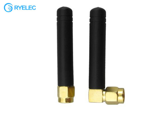 2dBi Rubber Communications RP SMA Male Gold-Plated Straight 5CM GSM GPRS Antenna supplier