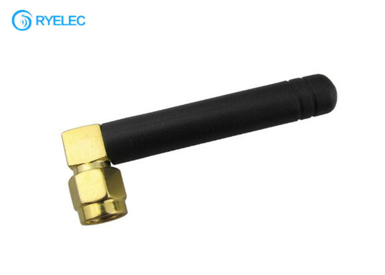 1.5dbi GSM 5CM Rubber Ducky Antenna Aerial Booster RP SMA Male Right Angle Connector supplier