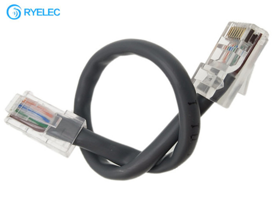 No Strain Relief Custom Cable Assemblies RJ45 Plug Ethernet Patch Founded 5mm supplier