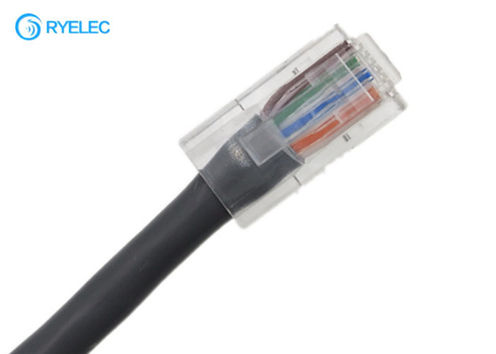 No Strain Relief Custom Cable Assemblies RJ45 Plug Ethernet Patch Founded 5mm supplier