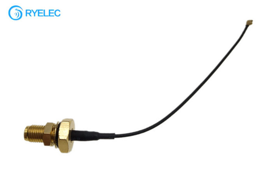 Rf1.32 Ufl IPX Mini Pci To Waterproof Sma Female Pigtail Low Loss 1.32mm Extension Cable supplier