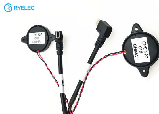 Jst Ghr-06v-S To Usb Mini B Male 90 Degree Right Shielded To CUI CPE-827 Twisted Cable supplier