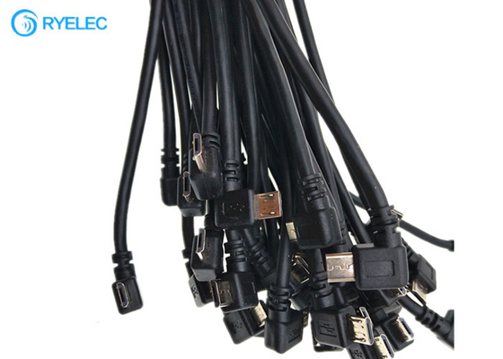 Micro USB B Righ Angle Male To 1.25mm Pitch Molex 5 Way 51021-0500 Adapter Cable supplier