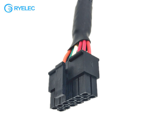 Micro Fit 3.0 Molex 43025-1200 To 2.1*5.5mm Power Jack Custom Wire Harness With PH 2.0-4 Pin 2 3 Pin Jst - Sm supplier