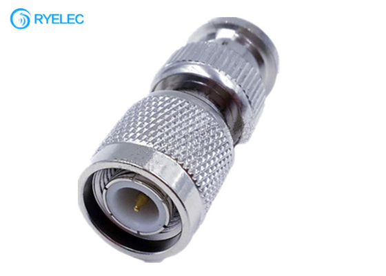 All - Copper Straight RF Antenna Connector RG6 Cable Connector BNC Male To TNC Male supplier