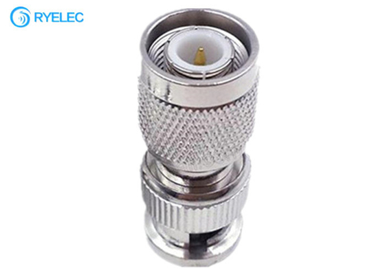 All - Copper Straight RF Antenna Connector RG6 Cable Connector BNC Male To TNC Male supplier