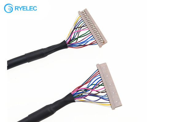 Df14 To Df14 Coaxia Laptop Lvds Cable 20p To 20 Pin Hirose For Remote Controlled Aircraft supplier