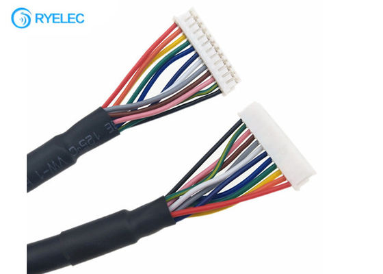 26 Awg Sheathed Insulation Jacket Flexible Pvc Cable Jst 12 Pin Zh 1.5mm Pitch With UL2464 supplier