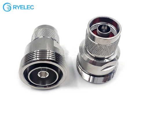 N Male To DIN 7/16 Female Rf Cable Connector DFNM Base Station Project Test supplier