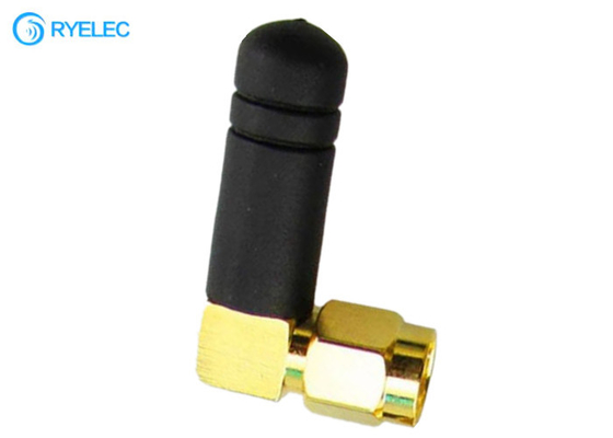 Ultra Short Mini Indoor Circular 2.4 Ghz Wifi Antenna For Lora With Gold Plated SMA Male supplier
