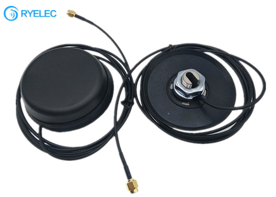 Vehicle Car 4G LTE Thru Hole Screw Mount Omni Directional Puck Antenna With Rubber Pad supplier