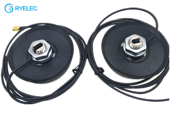 High Gain 28dBi Screw Mounting Puck Rf Car Gps Tracking Rubber Pad Antenna For Car supplier