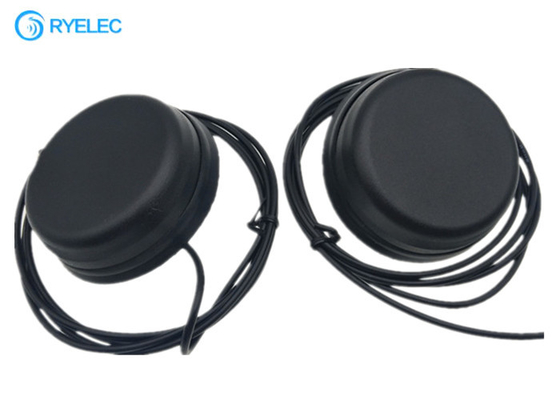 High Gain 28dBi Screw Mounting Puck Rf Car Gps Tracking Rubber Pad Antenna For Car supplier