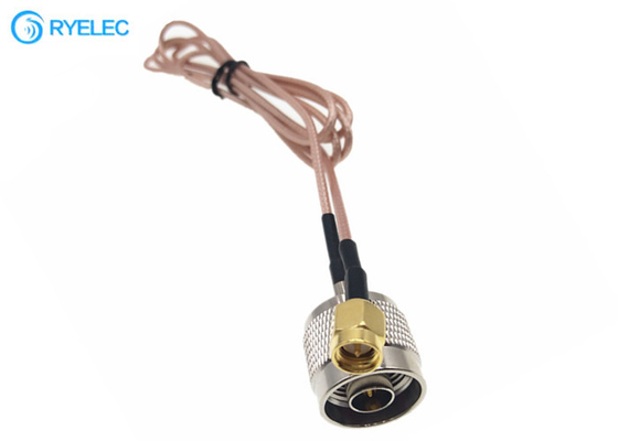 N Male Plug Straight To Gold Plated SMA Male Pigtail Antenna Cable Coaxial supplier