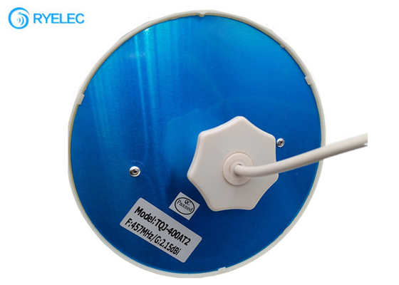 2.15DBi Indoor UHF 457MHz White Ceiling Antenna With Cable Pigtail To N Female Connector supplier