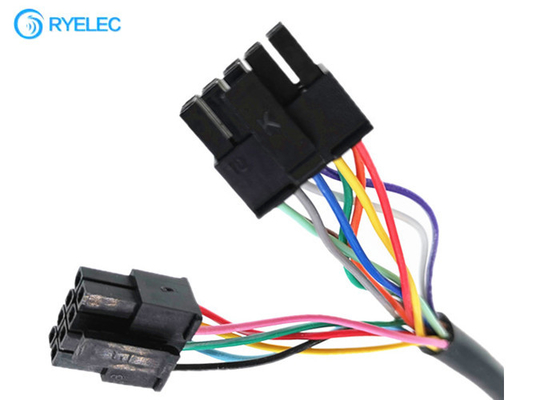 Custom 8Pin 12P Molex 3.0 Pitch  Male 43025 Micro Fit To Ferrule Terminal  Wire Harness supplier