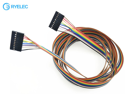 Speaker Electrical Wiring Parts 10 Pin Dupont 2.54mm Pitch To 10p Dupont 2.54 Cable supplier