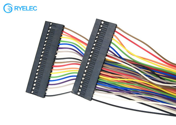 2.54mm 20P Dupont With Premium Standard 1.27mm Pitch 20 Pins Flat Rainbow Ribbon Cable supplier