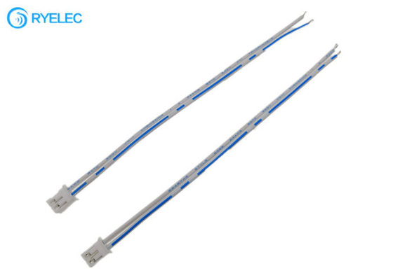 Single Ended 2 Pole White Ribbon With JST PH2.0 Connector With 2468 24awg Flat Cable supplier