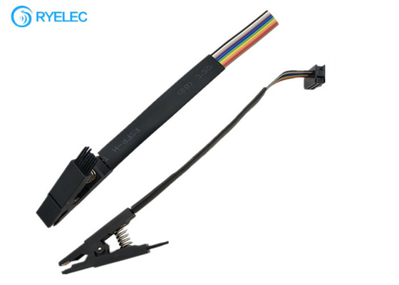 Custom 2.54mm Pitch IDC (2x5) 10p To SOIC16 Connector Short Flat Rainbow Ribbon Cable supplier
