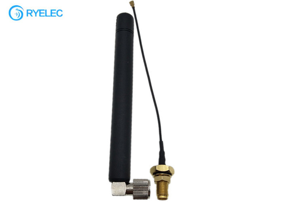 External Iridium With Right Angle SMA Male Connector Rubber Cylinder Whip Antenna supplier