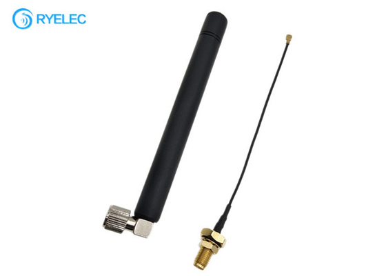 External Iridium With Right Angle SMA Male Connector Rubber Cylinder Whip Antenna supplier
