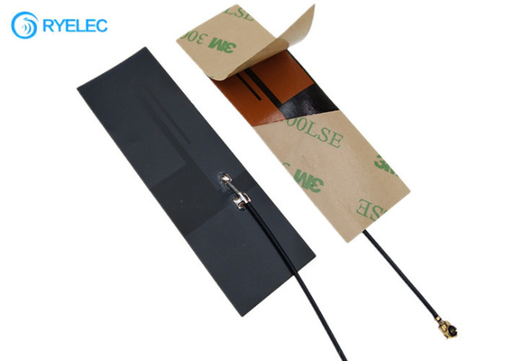 70x22mm 2 Frequencies Dual Band 900mhz 4g FPC Adhesive Patch Internal Antenna With 5cm Cable-UFL supplier