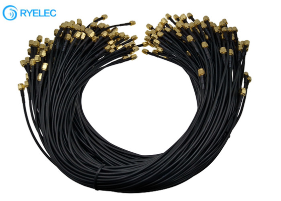 Straight SMA Male To SMA Male RG174A/U Flat Panel Indoor Digital TV Antenna Cable supplier