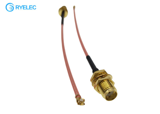 IPEX MHF UFL to SMA Female Bulkhead Straight Connector RG316 Pigtail Cable supplier
