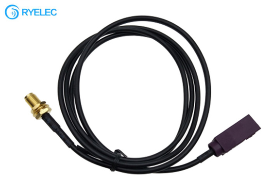 Fakra D Female Jack to SMA Female RG174 Cable Coaxial Pigtail Auto Radio Antenna Cable supplier