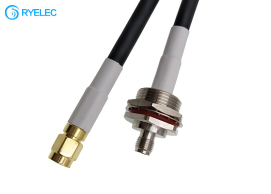 SMA Male To SMA Female With M16*1.0 Fixing Thread Seal Oring Ultraflex LMR240 Cable supplier