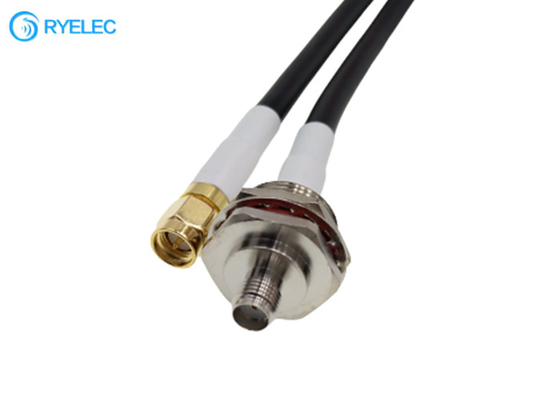 SMA Male To SMA Female With M16*1.0 Fixing Thread Seal Oring Ultraflex LMR240 Cable supplier