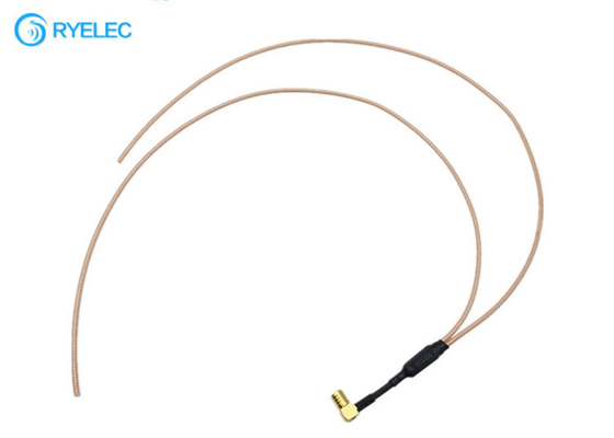 Smb Female Right Angle Jack Junction Box Cable With 2 Co-Ax Pigtail RG316 Cable supplier