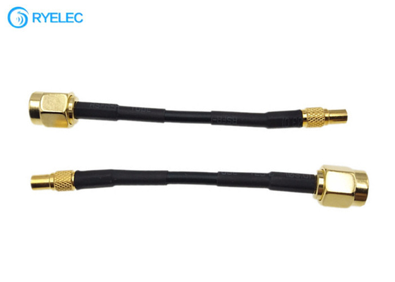 Low Loss Straight MMCX Female to SMA Male Connector RG174 Coax Pigtail Extension RF Cable supplier