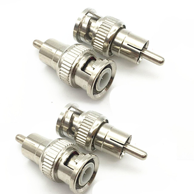 ROHS Audio Camera  Nickel Plated  Mini  Bnc Male To Rca Male Adapter supplier