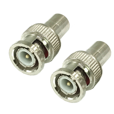 CCTV  50 Ohm RF Coaxial BNC To RCA Connector Adapter lotus head supplier