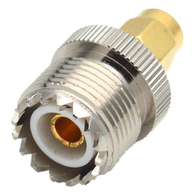 Male To UHF  SMA Coaxial Connector Adapter Copper Structure supplier