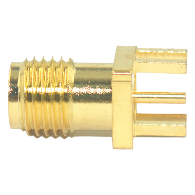 SMA-KE Offset Foot 1.6mm Pitch Gold Plated RF Antenna Connector supplier