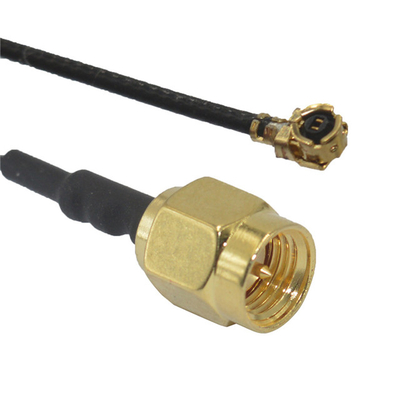 1.13mm  IPEX To SMA  Router Modified RF Coaxial Cable Gold Plated supplier