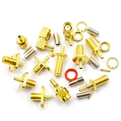 Gold Plated SMA Male Jack Crimp RF Antenna Onnector For RG316 RG174 Cable supplier