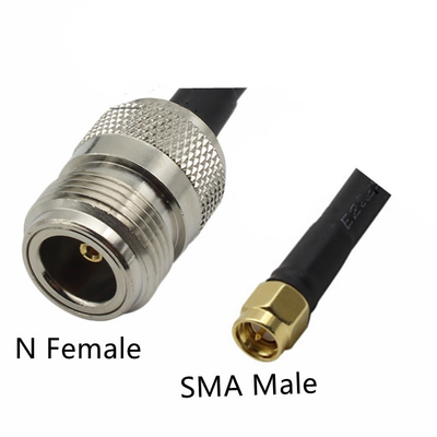 Low Loss SMA Male To N Female Type RG58 Coaxial Extension RF Jumper Cable supplier