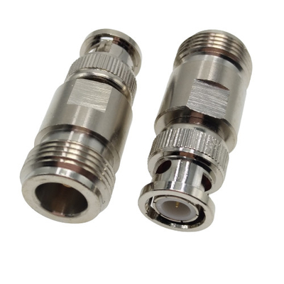 N Type Straight Rf Adapter Coaxial Connector Female Jack To BNC Male Plug supplier