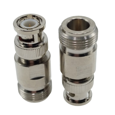 N Type Straight Rf Adapter Coaxial Connector Female Jack To BNC Male Plug supplier