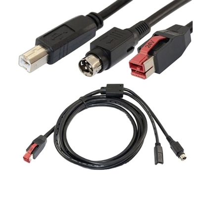 Powered USB 12V LVDS Extension Cable DC Plug Pos Cable supplier